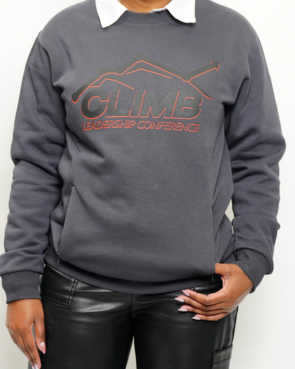 Climb Sweatshirt w/invisible zippers