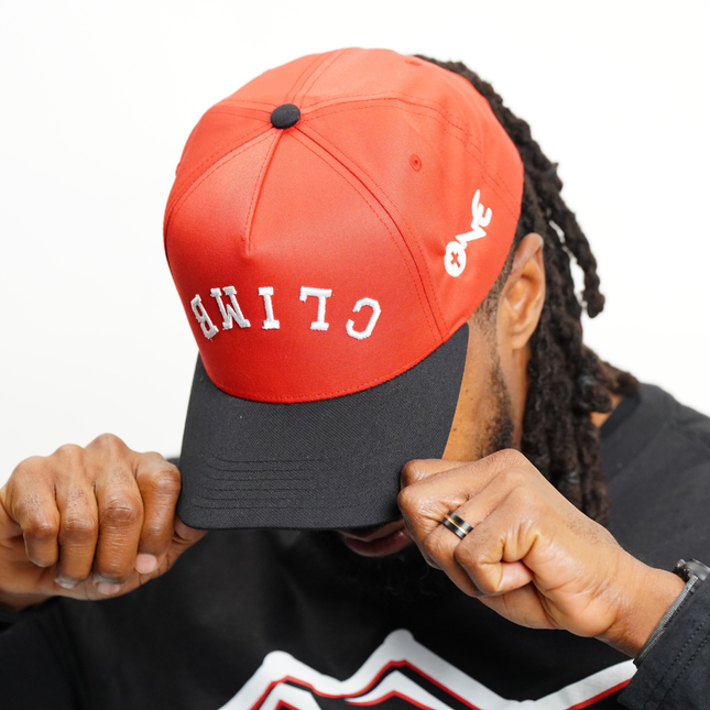 Climb Red/Black Hat