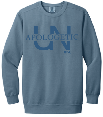 Unapologetic UN Sweatshirt - Steel Blue