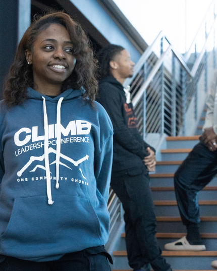 CLIMB 2025 Hoodie - Antique Denim