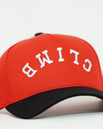 Climb Red/Black Hat