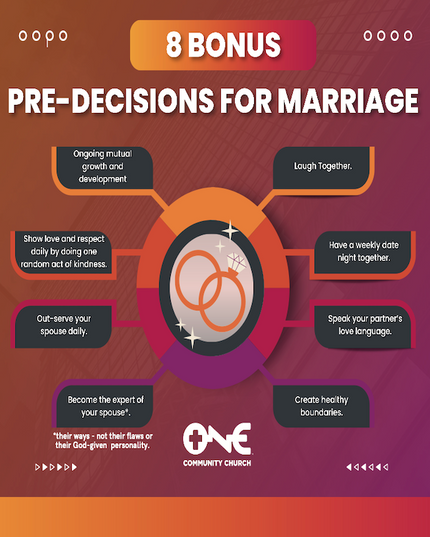 8 Bonus Pre-Decisions for Marriage
