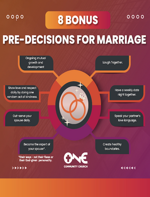 8 Bonus Pre-Decisions for Marriage