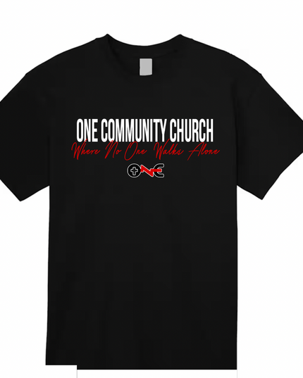 One Community Church:No One Walks Alone tee