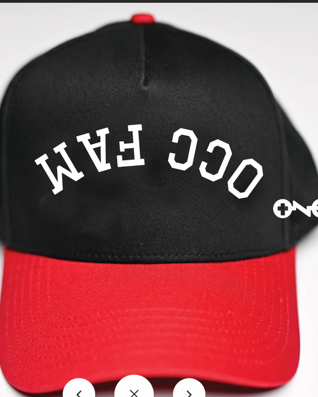 OCC FAM Hat RED/BLACK