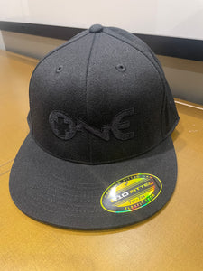 "ONE" Logo Hat (Black Embroidered)
