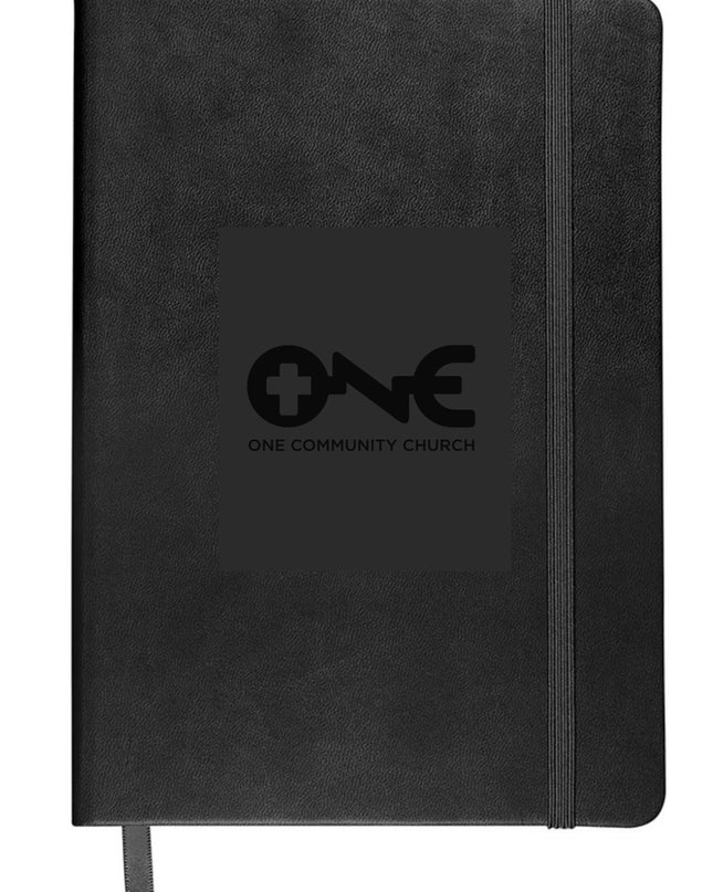 ONE Hardcover Journal Red or Black
