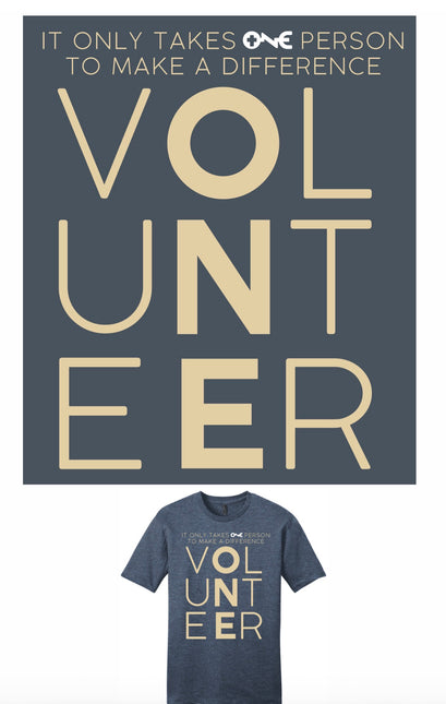 Volunteer T-Shirt (All Events Heather Navy)
