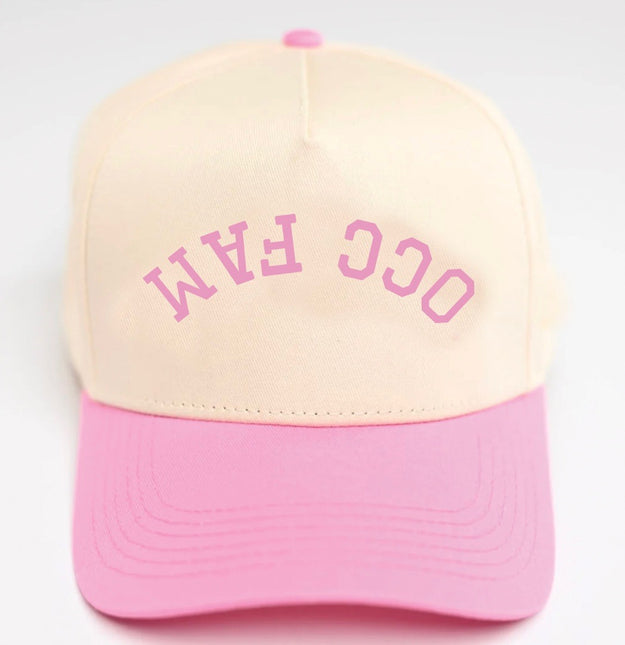 OCC FAM Hat Pink/Cream