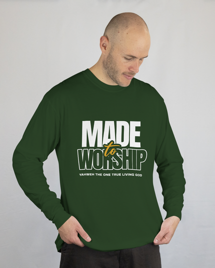 Forest Green - Made To Worship Long Sleeve