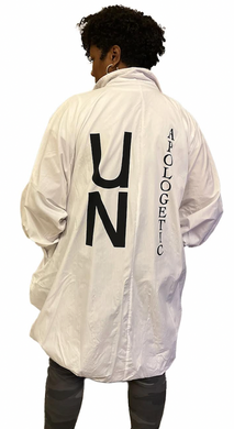 Oversized Shirt Unapologetic (White) - WMN 23