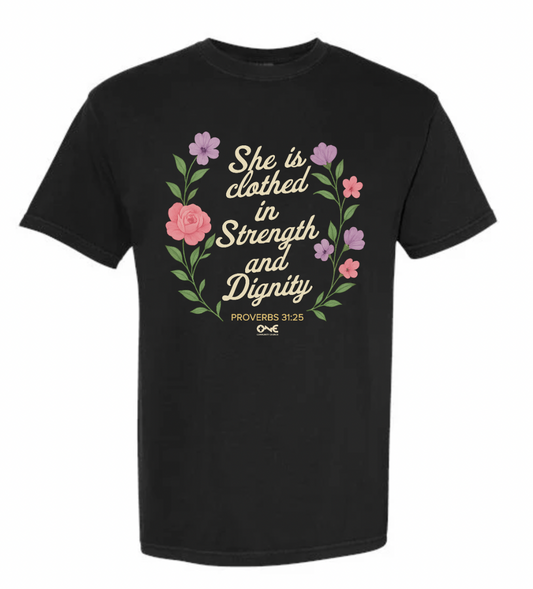 She is Clothed in Strength & Dignity
