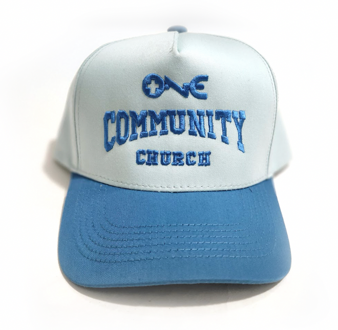 One Community Church Ash Blue Snapback