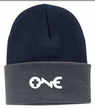 Load image into Gallery viewer, Knit Cap with Embroidered Logo